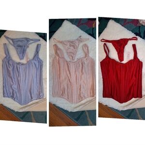 3 Victoria's Secret Corsets